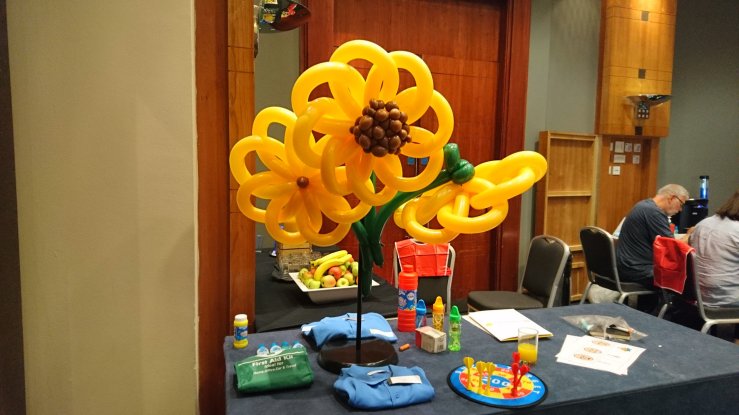 Balloon sunflowers